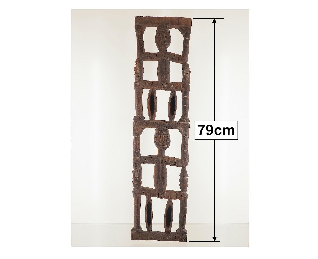 79cm Asmat voorouderpaneel West-Papoea (260110-48), Ophalen of Verzenden