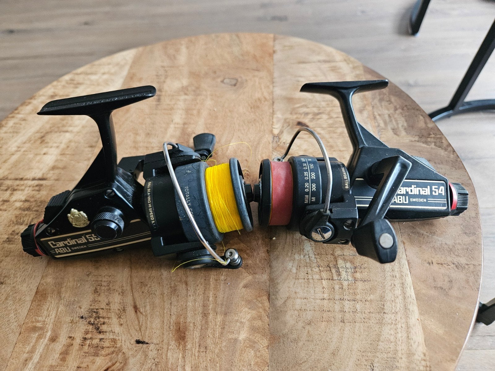 2 Abu Cardinal molens., Watersport en Boten, Ophalen of Verzenden, Gebruikt, Molen