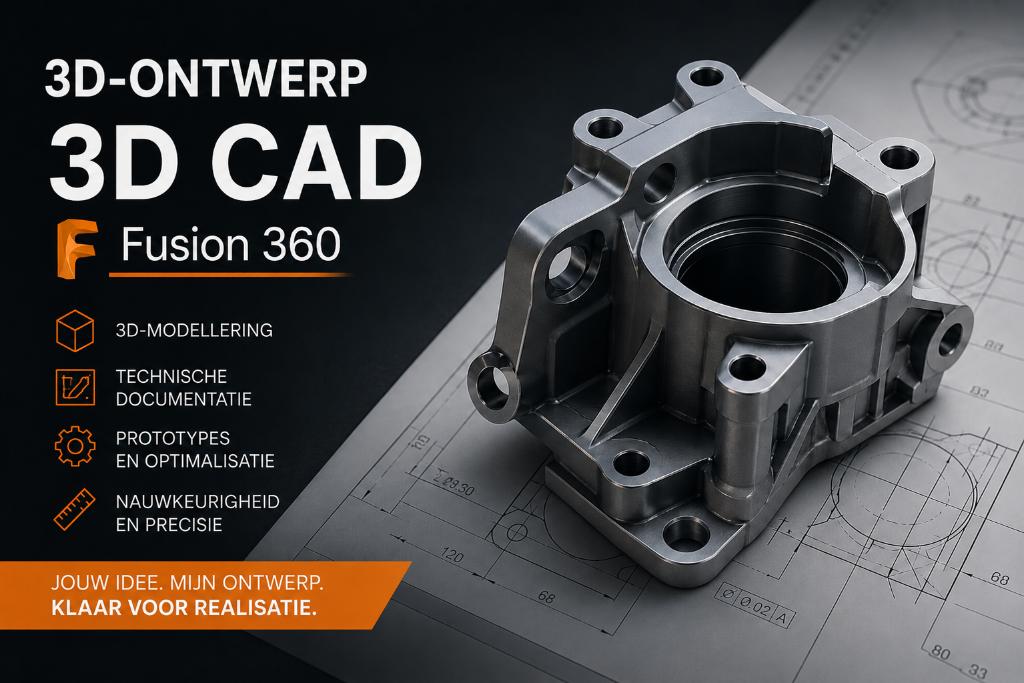 CAD 3D- en 2D-ontwerp | Inventor, Fusion 360, Verzenden, Zo goed als nieuw