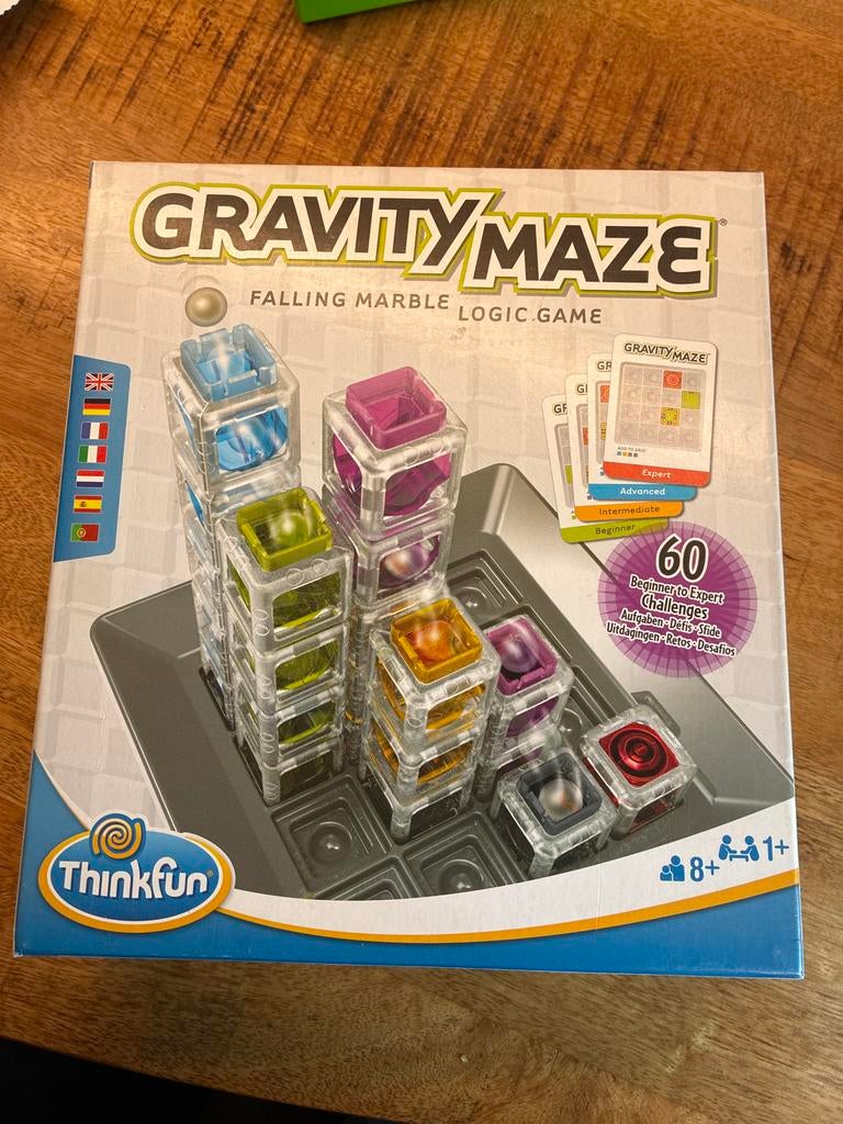 Gravity Maze - Compleet Logica Spel, Kinderen en Baby's, Speelgoed | Educatief en Creatief, Zo goed als nieuw, Puzzelen, Ophalen of Verzenden