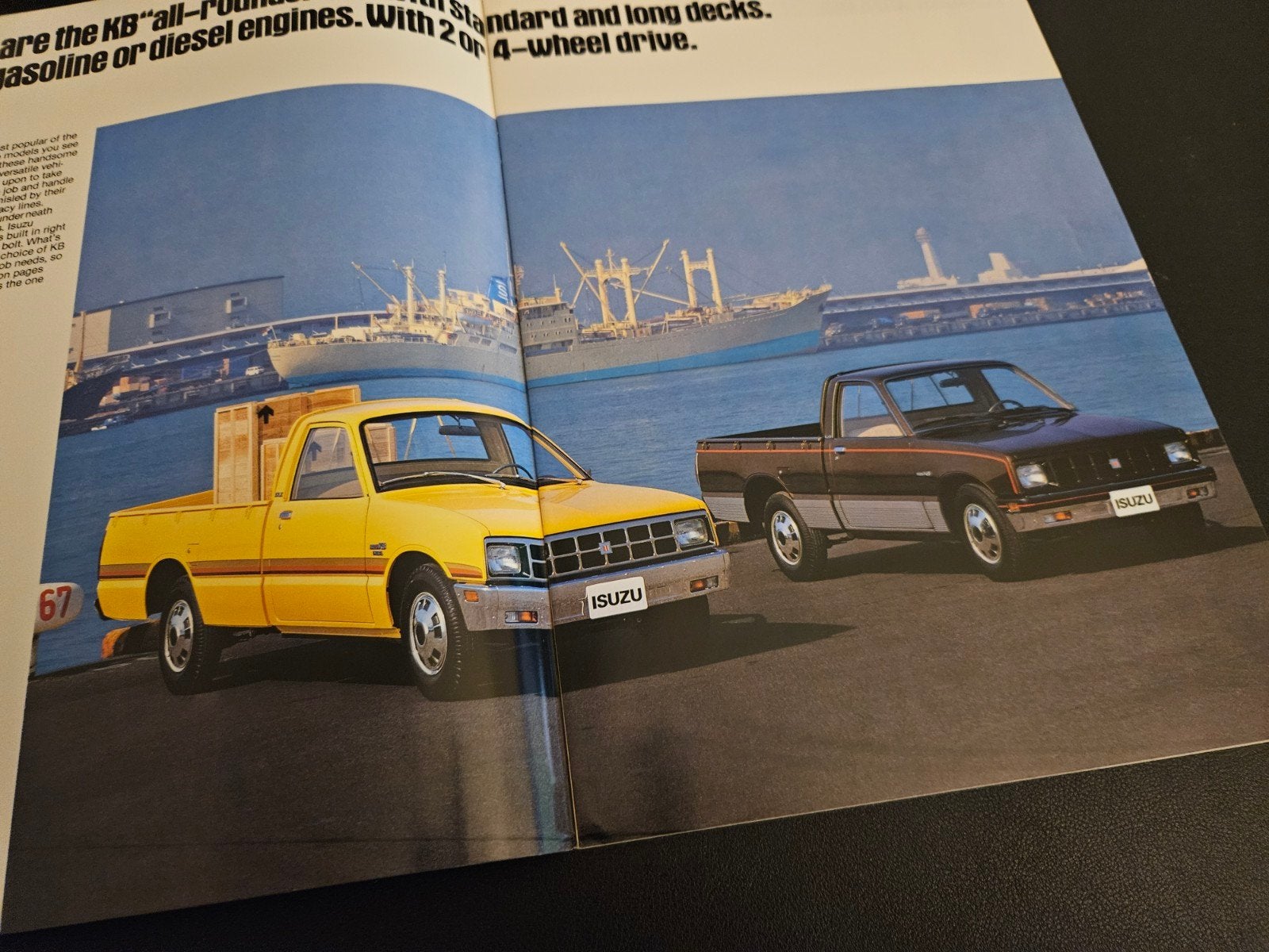Brochure Isuzu Pickups 1983, Ophalen of Verzenden, Zo goed als nieuw, Overige merken