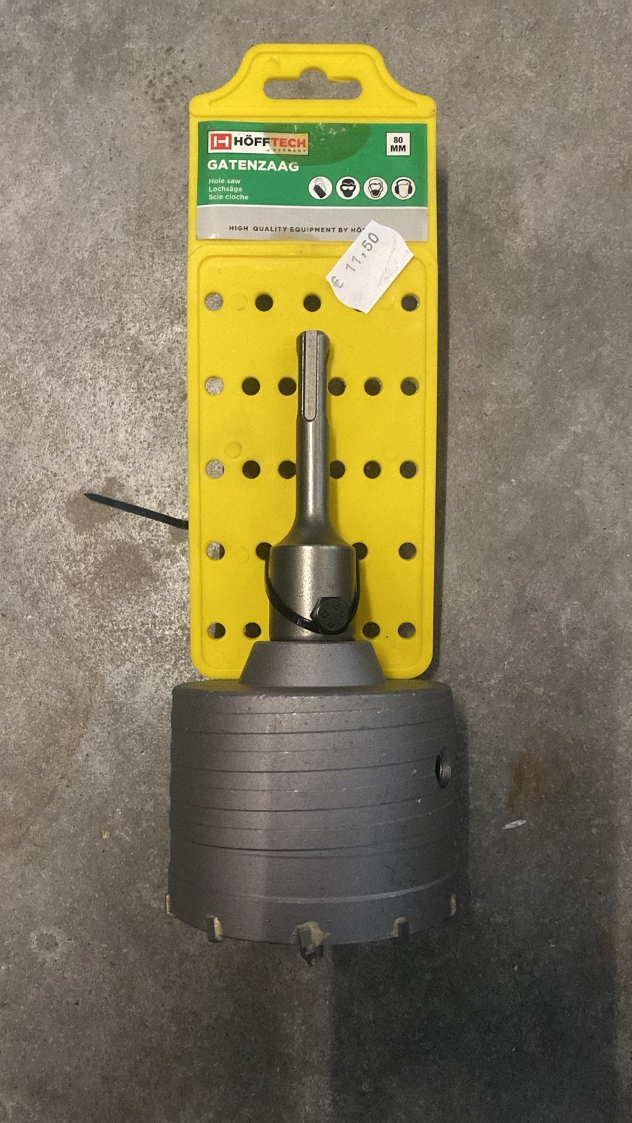 Nieuwe Höfftech Gatenzaag 80mm - Perfect voor Boormachines, Onbekend, Nieuw, Ophalen of Verzenden, Onbekend