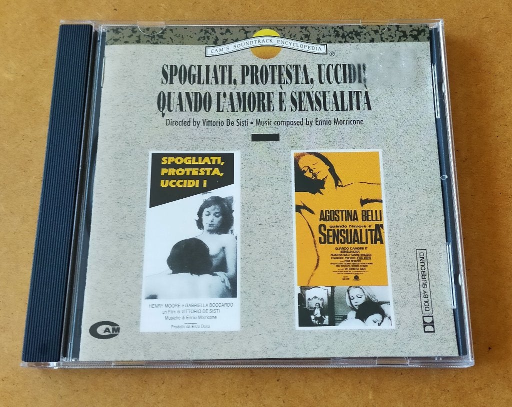 Spogliati Protesta Uccidi Soundtrack CD Ennio Morricone