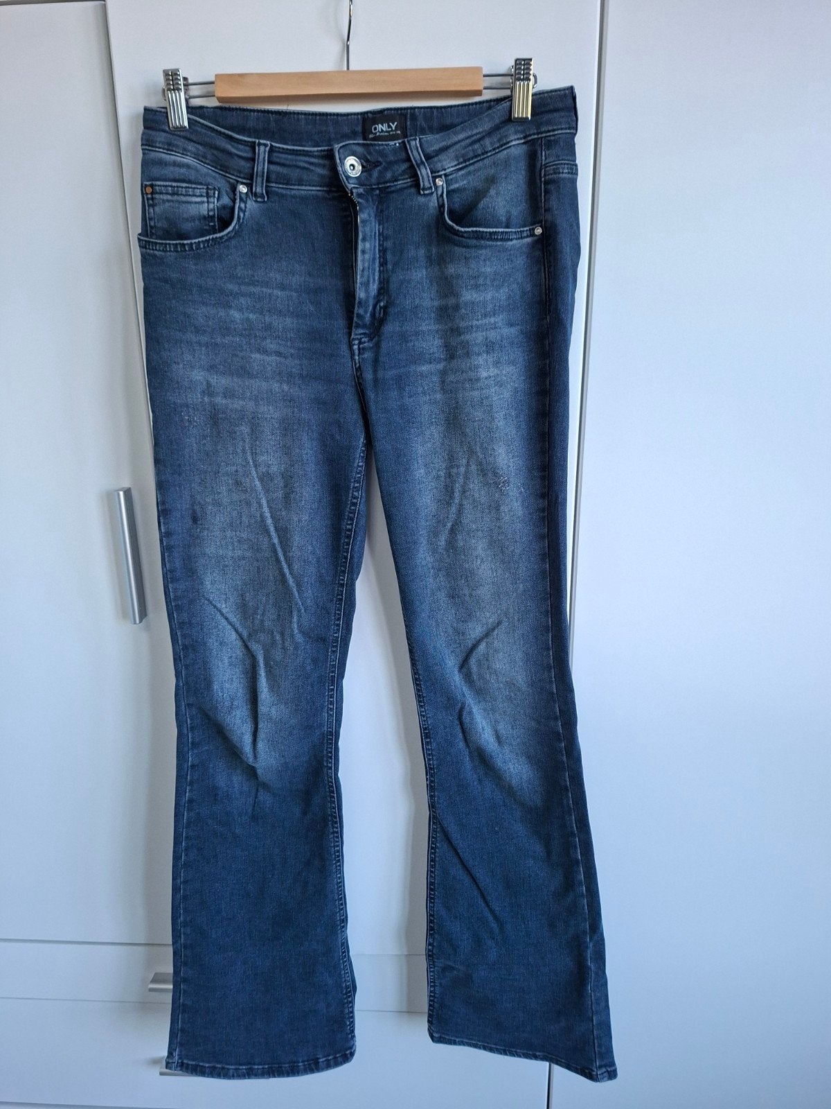 flared broek Only L/32, Ophalen of Verzenden, Zo goed als nieuw, Blauw, W27 (confectie 34) of kleiner