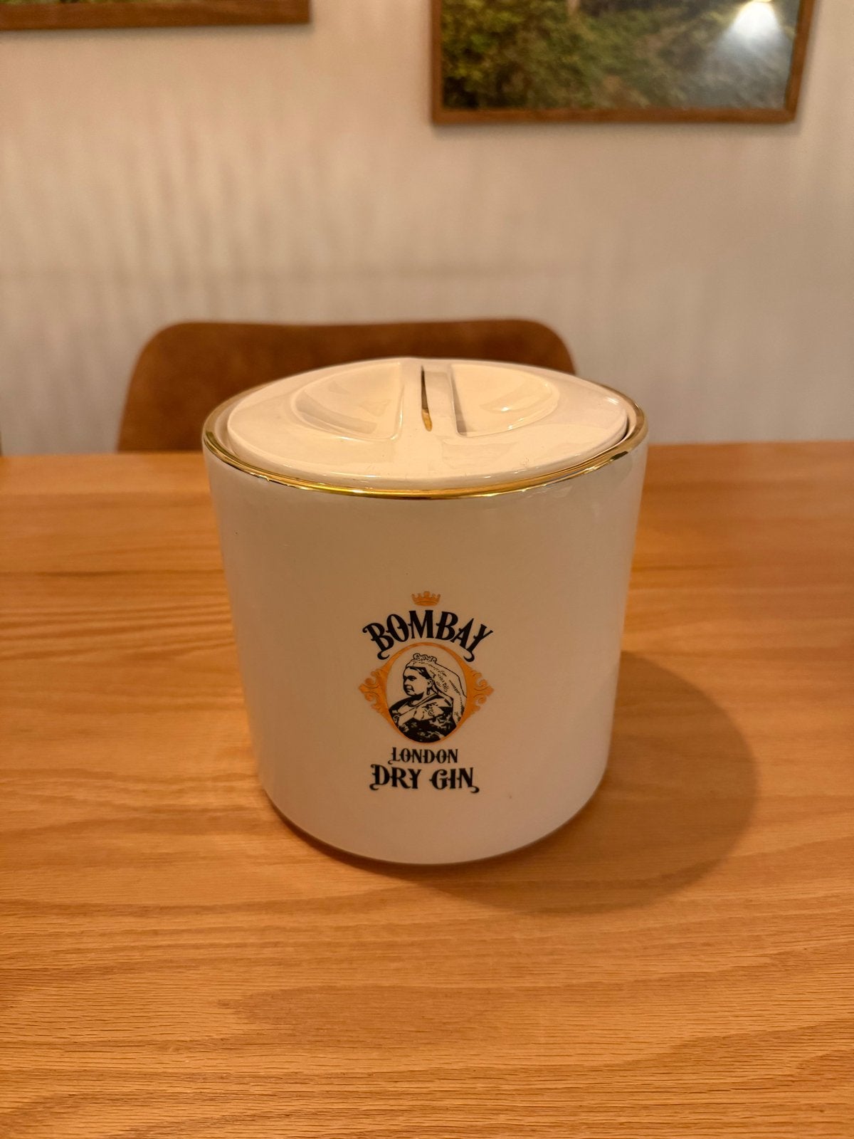 Bombay London Dry Gin keramieken ijsemmer, Ophalen, Zo goed als nieuw, Gebruiksvoorwerp