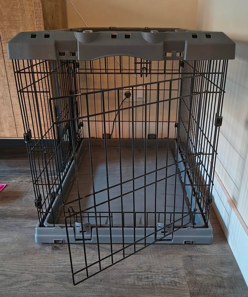 Hondenbench bench Ferplast superior M tot 20 kg, Dieren en Toebehoren, Hondenhokken, Ophalen, Hondenkennel, Gebruikt, Minder dan 65 cm