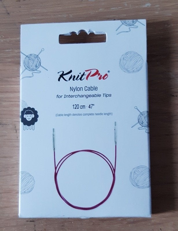 KnitPro Nylon Kabel voor Verwisselbare Punten 120 cm, Ophalen of Verzenden, Nieuw, Breien, Naald