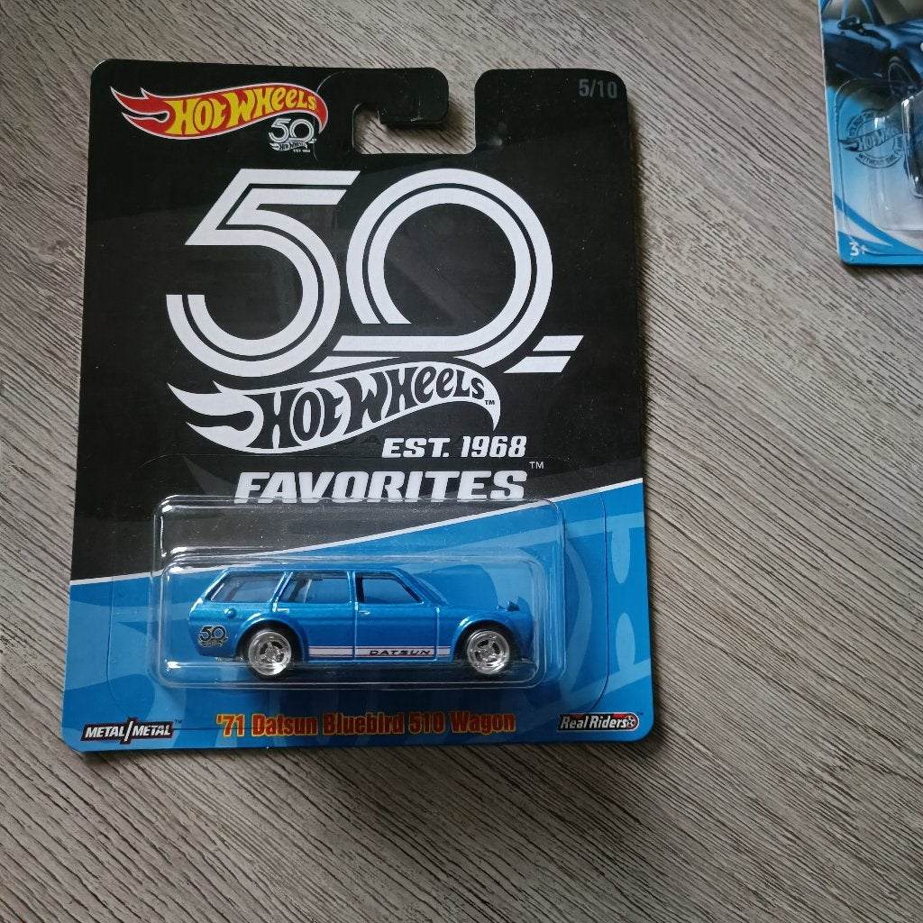 Hot Wheels '71 Datsun Bluebird 510 Wagon favorites 50, Ophalen of Verzenden, Nieuw, Auto