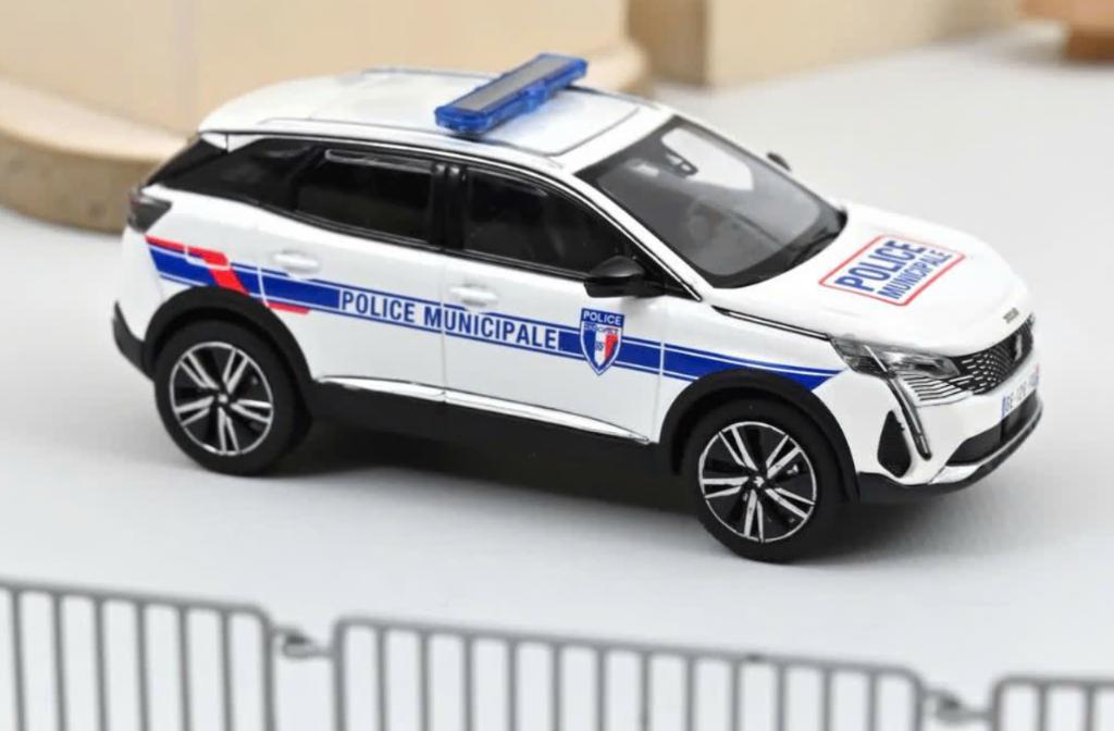 Peugeot 3008 2023 Police Municipale 1:43 NOREV Ref. 473948, Verzenden, Nieuw, Auto, Norev