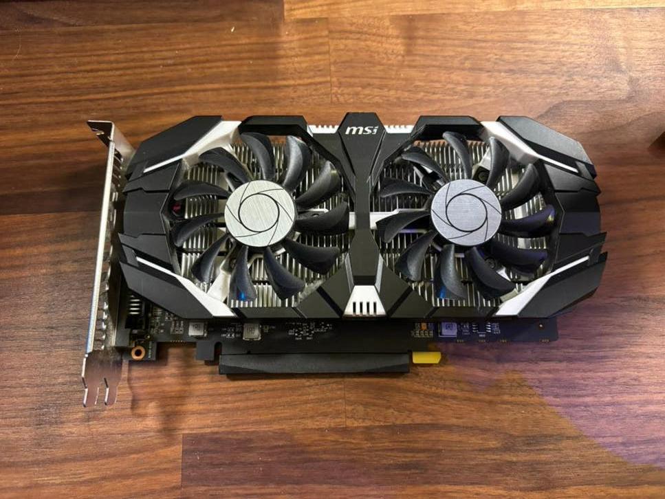 MSI GeForce GTX 1050 Ti 4GT OC Videokaart, Computers en Software, Videokaarten, PCI-Express 3, Gebruikt, HDMI, Ophalen of Verzenden