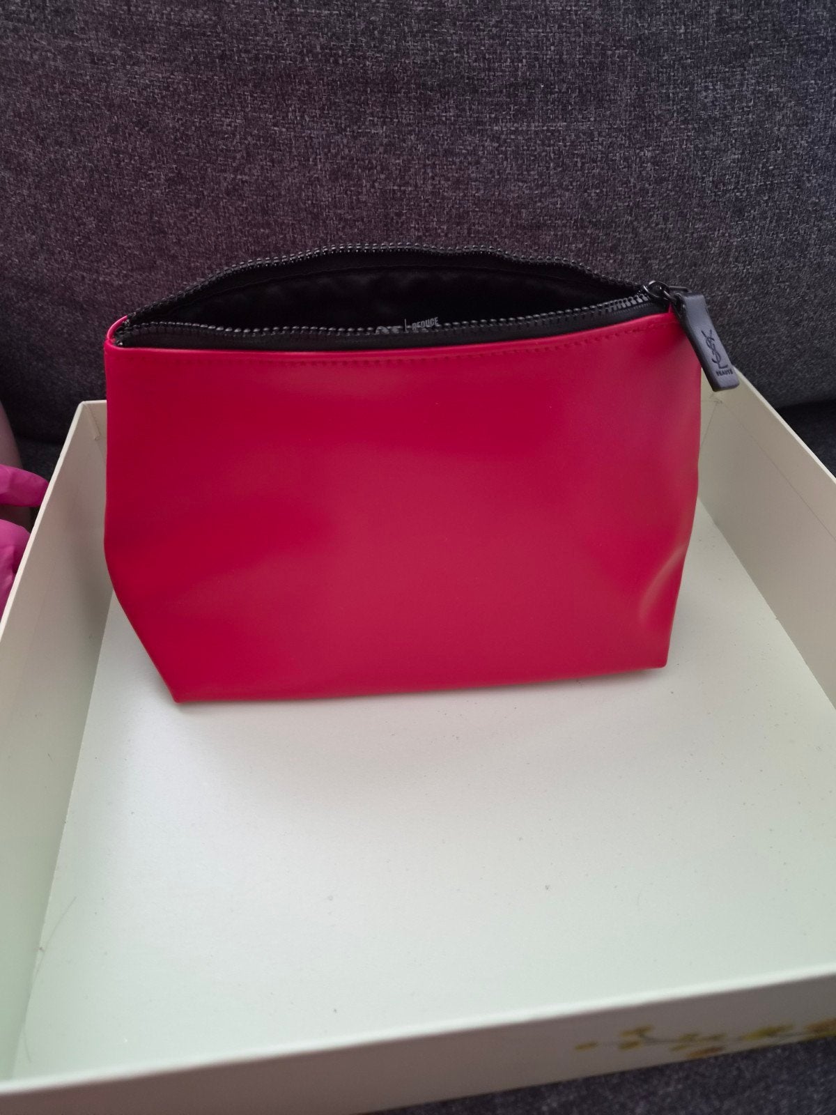 YSL make-up tas toilettas pouch rood, Ophalen of Verzenden, Nieuw, Rood, Dame