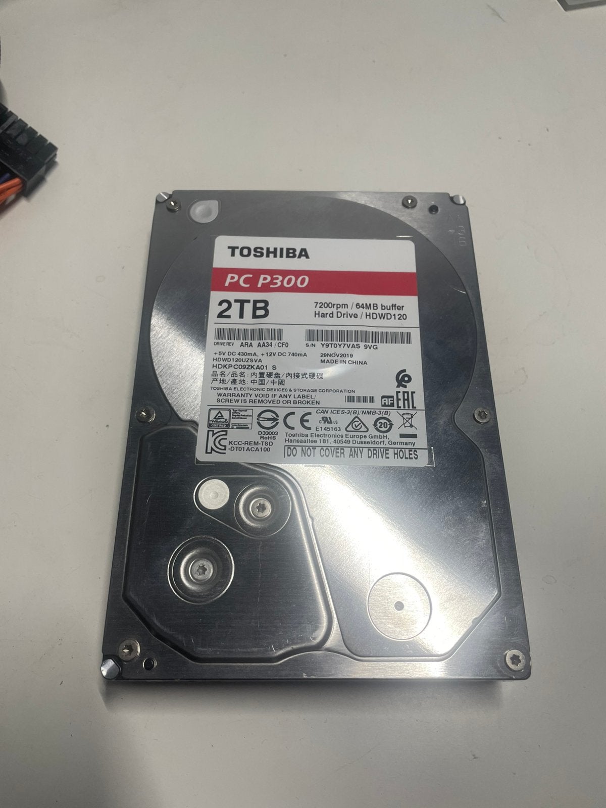 3x defecte HDD (2,75TB), Ophalen of Verzenden, Niet werkend, Desktop
