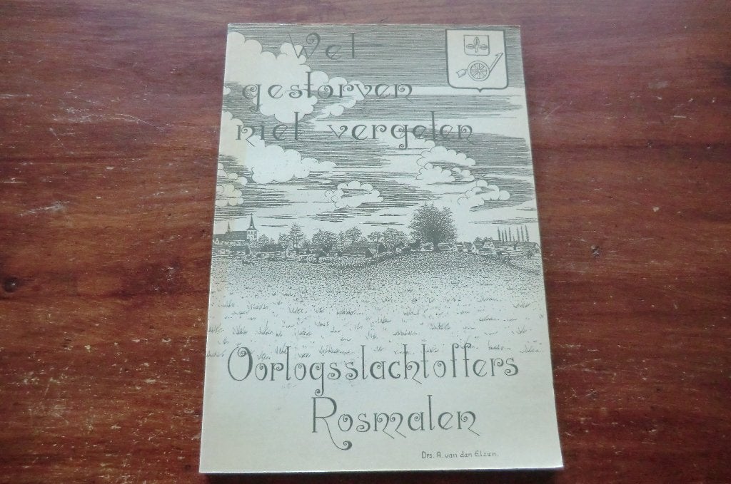 boek - Oorlogsslachtoffers Rosmalen / Den Bosch, 1944, Boeken, Geschiedenis | Stad en Regio, Ophalen of Verzenden, 20e eeuw of later