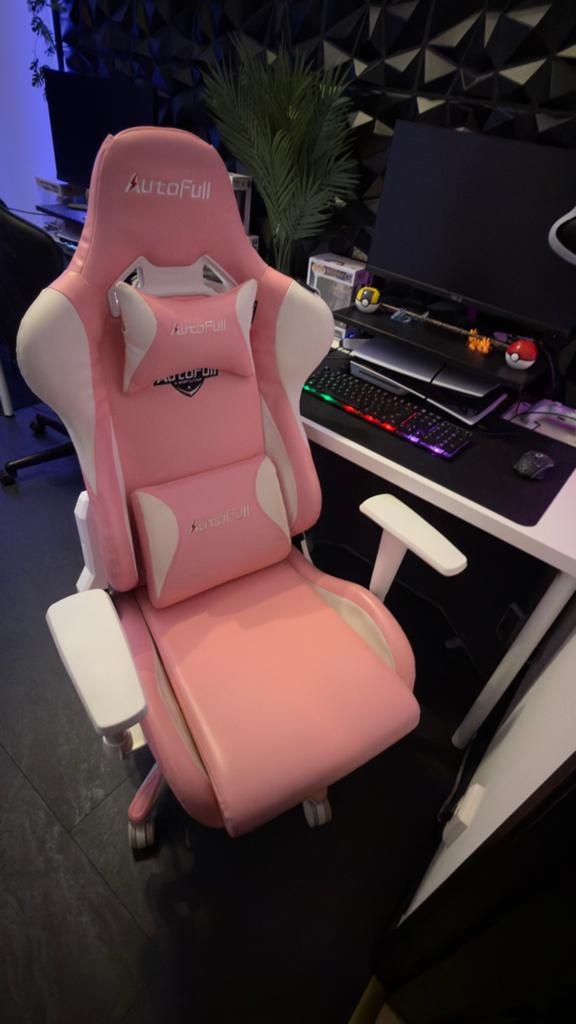 Autofull gamestoel roze, Ophalen, Zo goed als nieuw, Roze