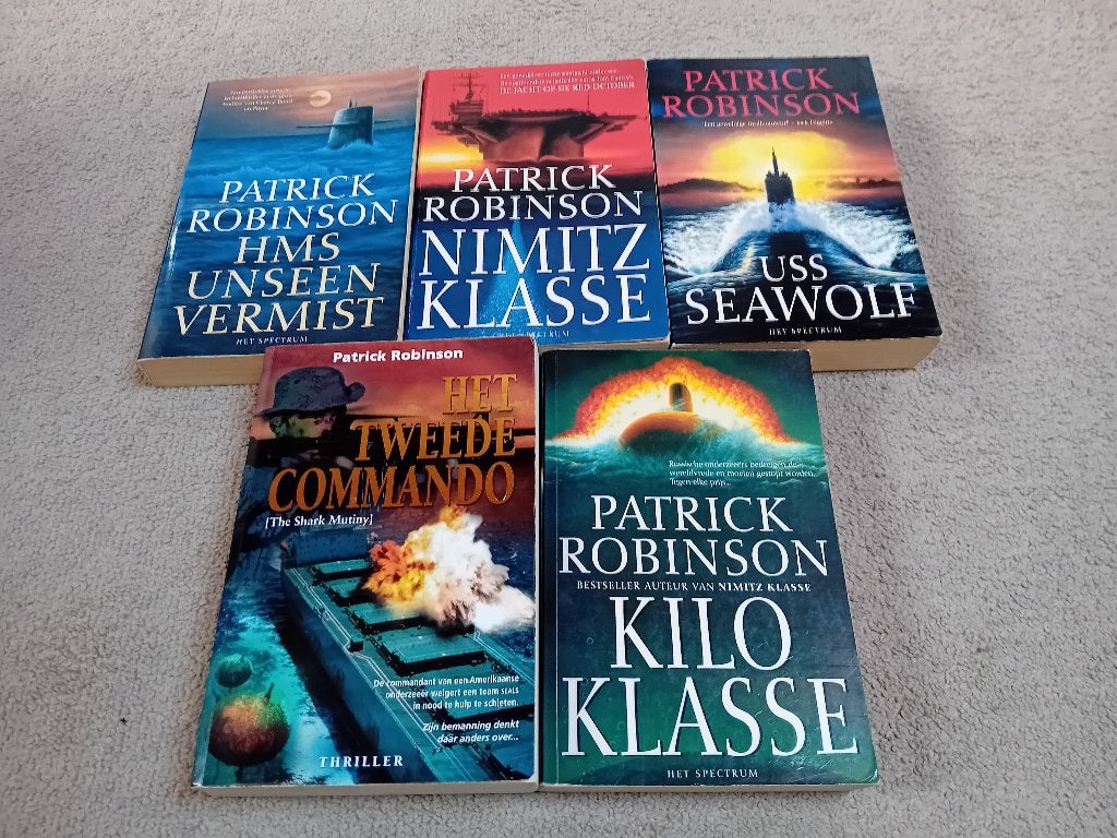 Patrick Robinson - Meerdere titels:, Ophalen of Verzenden, Zo goed als nieuw