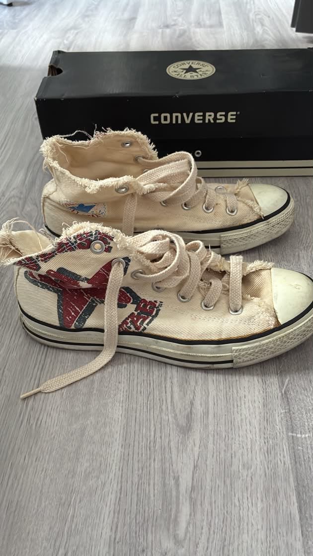 Converse Chuck Taylor zeldzaam vintage model, Ophalen of Verzenden, Zo goed als nieuw, Blauw, Sneakers of Gympen