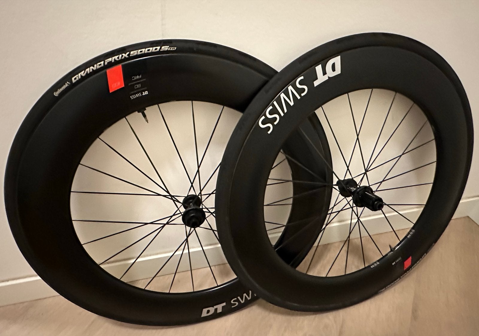 DT Swiss ARC 1100 Dicut 80mm met GP5000, Wiel, Ophalen of Verzenden, Zo goed als nieuw, Racefiets