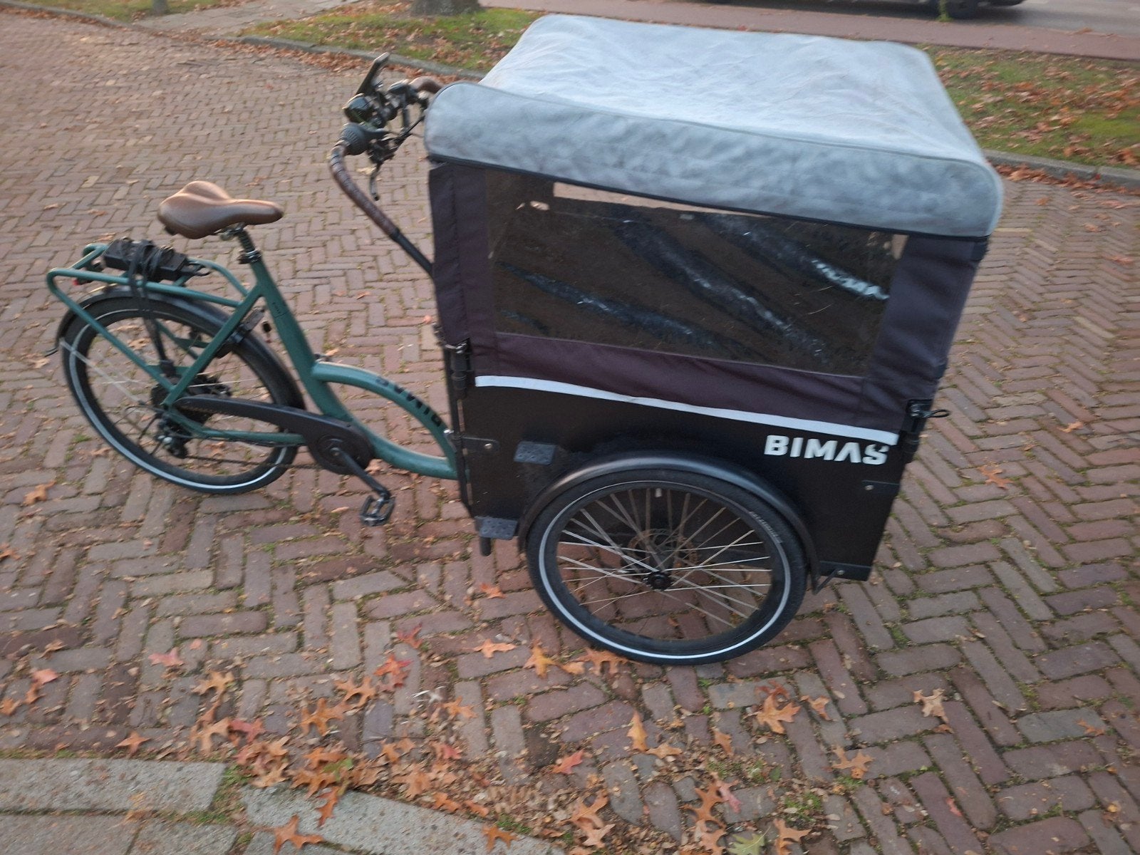 bimas electrische bakfiets, Ophalen of Verzenden, Zo goed als nieuw