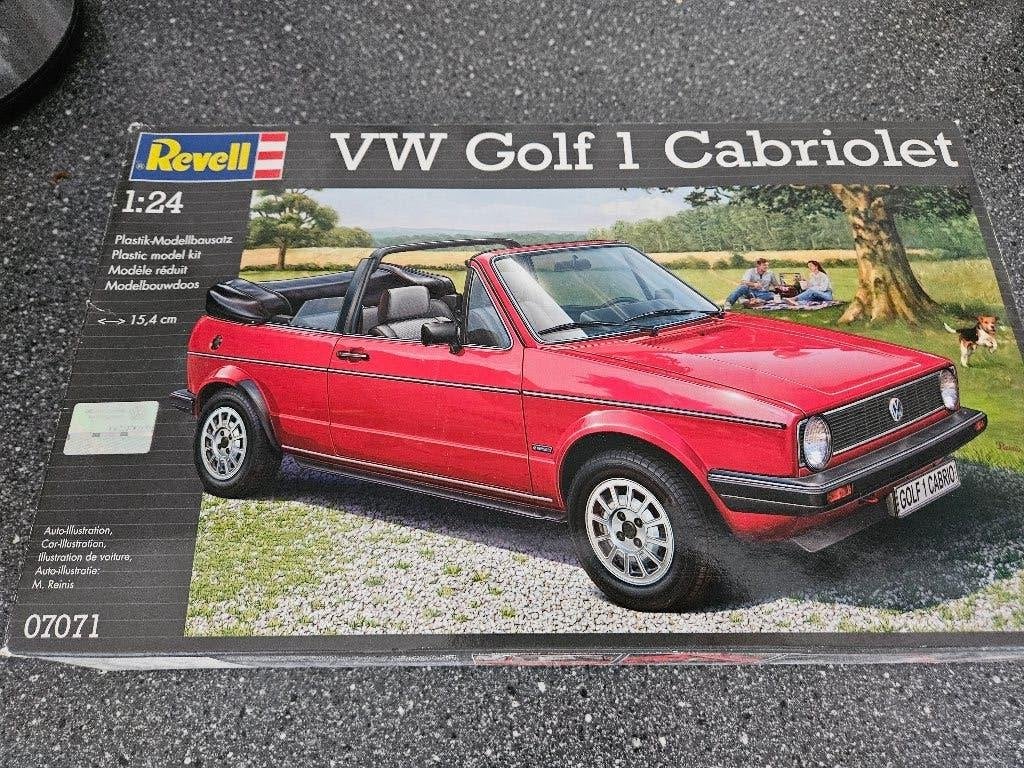 Nieuw in doos Revell bouwdoos Golf 1 cabriolet 1/24, Hobby en Vrije tijd, Modelbouw | Auto's en Voertuigen, Auto, Revell, Groter dan 1:32