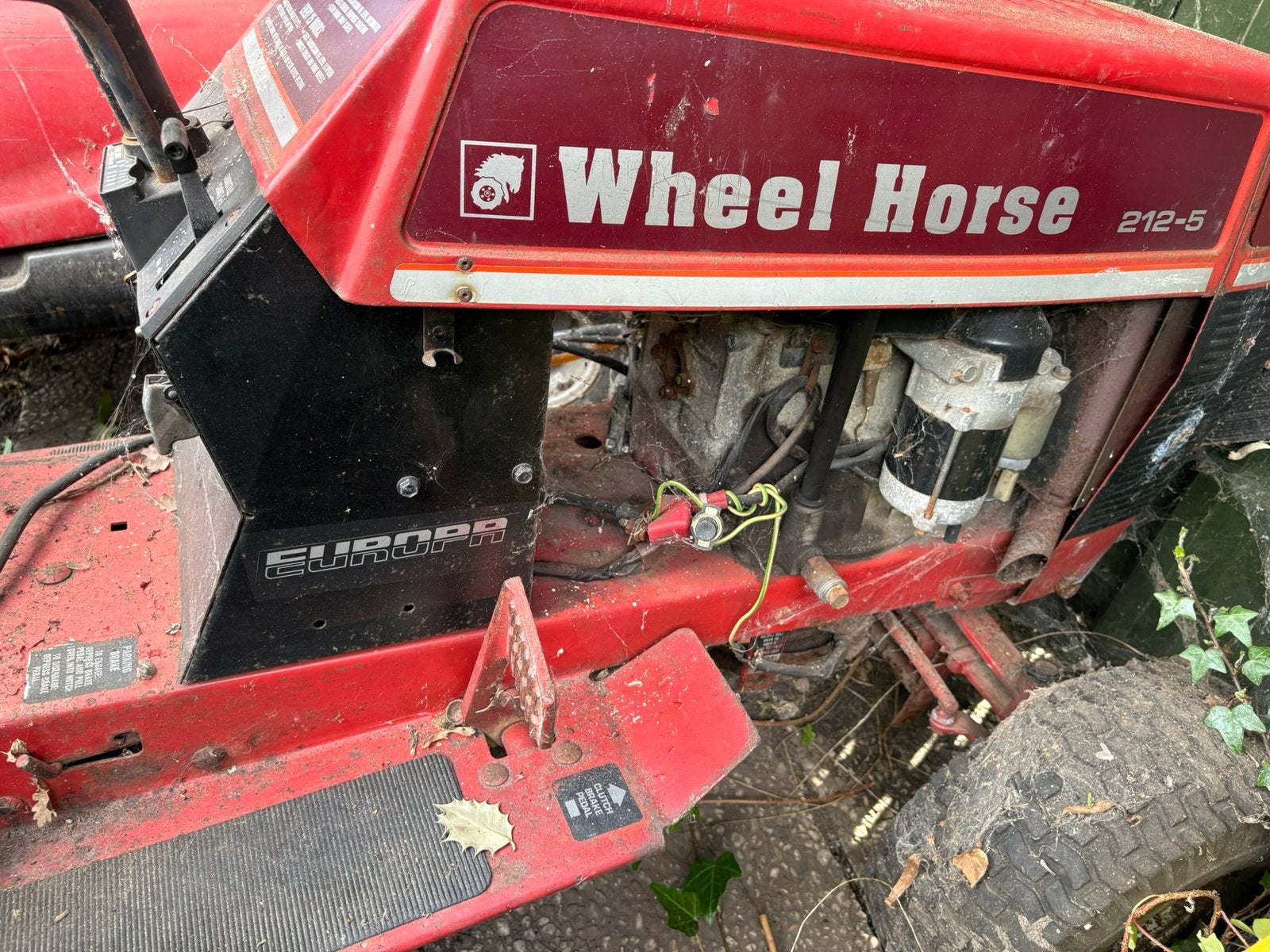 Zitmaaier wheel horse, Ophalen, Gebruikt, Benzine-grasmaaier, 50 cm of meer