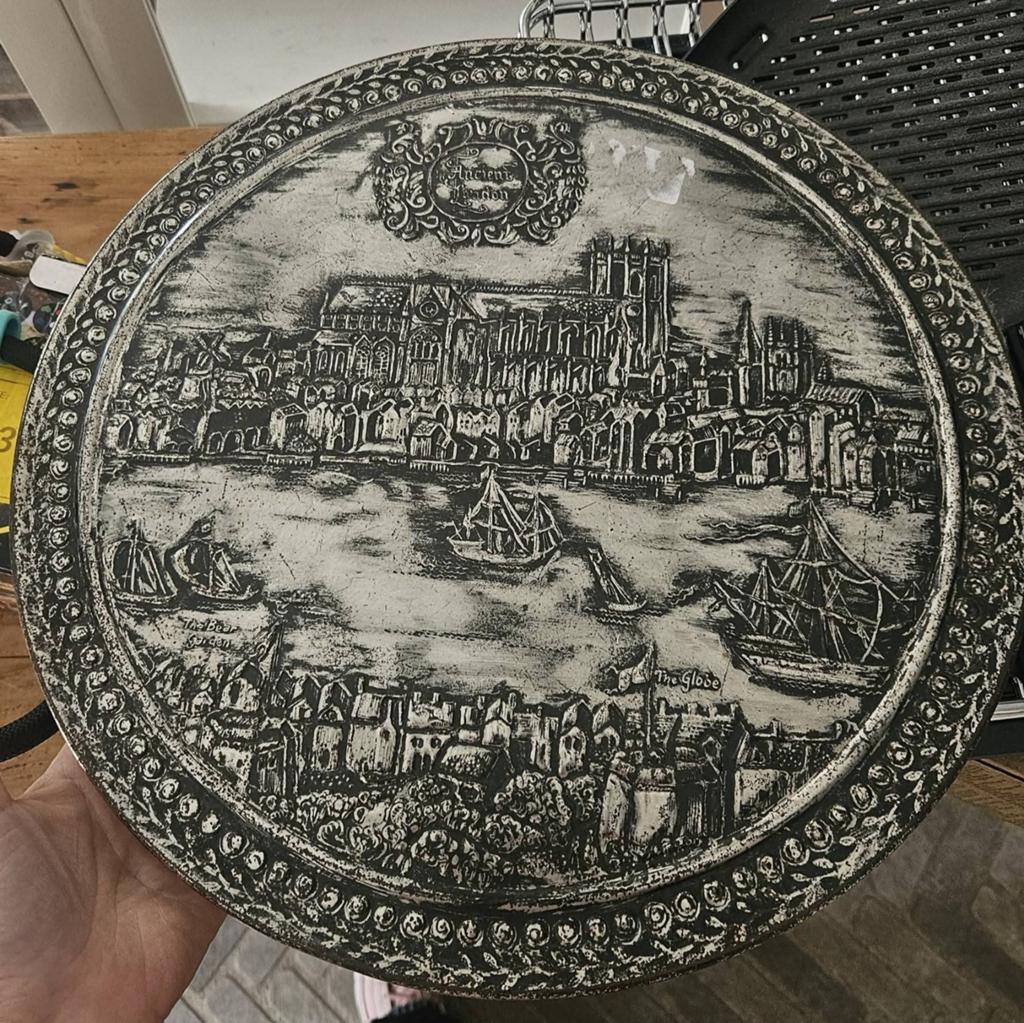 Vintage Cadbury "Ancient London" chocoladeblik (jaren '70), Ophalen of Verzenden, Gebruikt, Overige, Overige merken