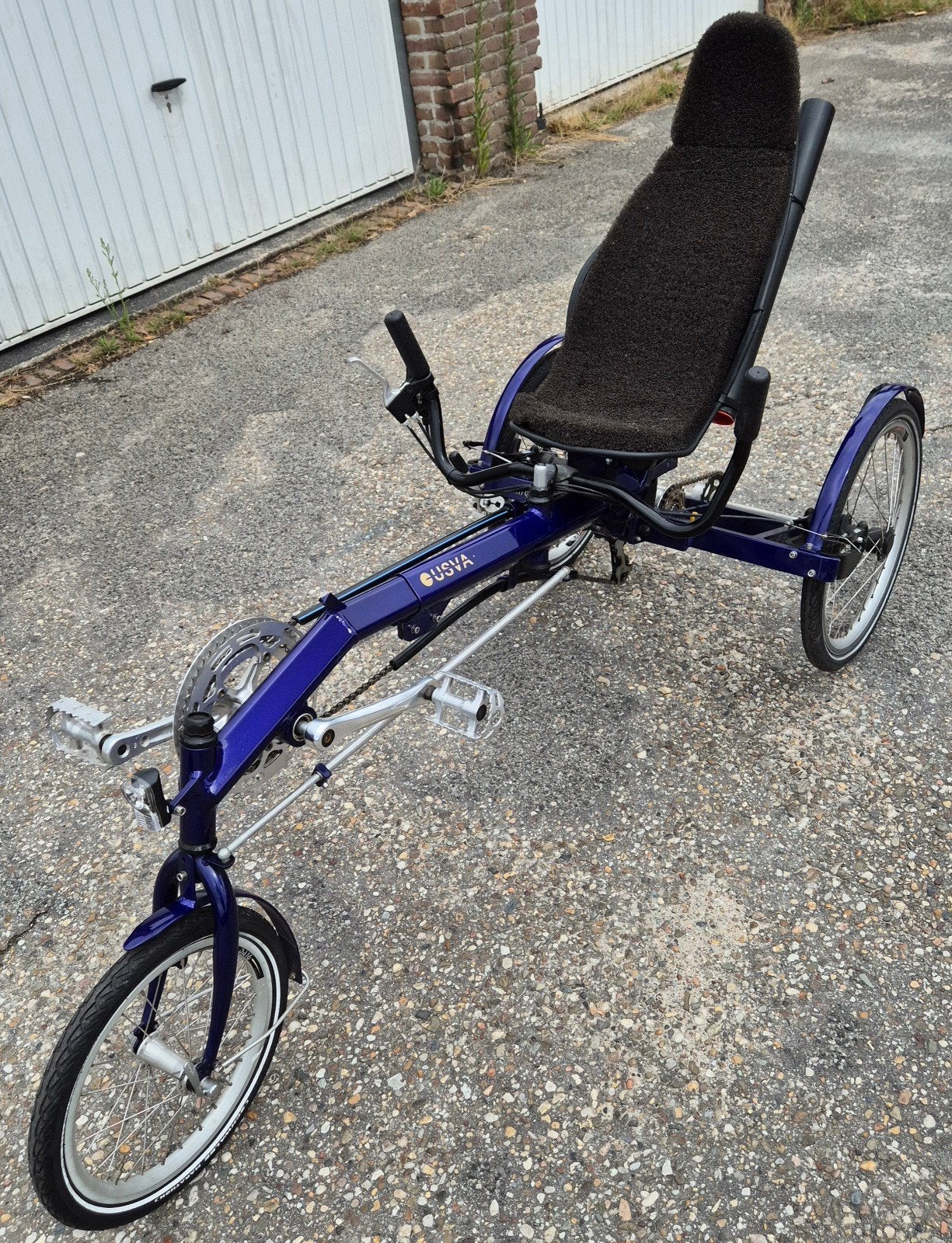 te koop usva ligfiets in super nette staat, Gebruikt, Velgrem, Onderstuur, Ophalen