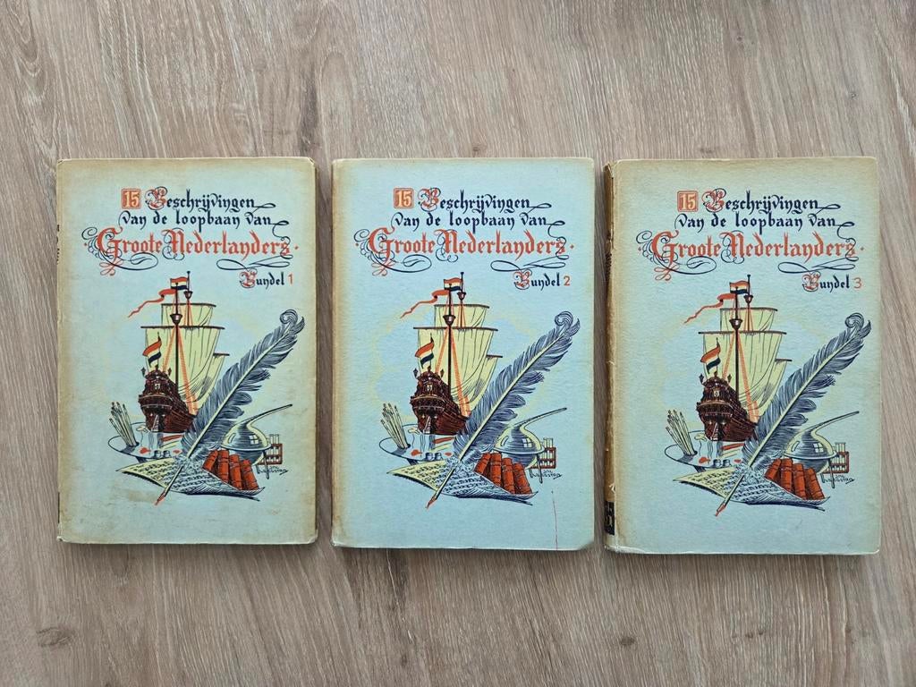 Beschrijving vd loop van Grote Nederlanders, Ophalen of Verzenden, 20e eeuw of later