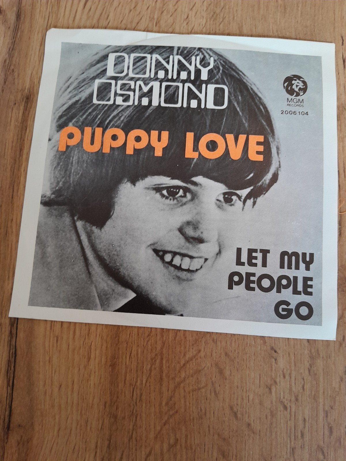 Donny osmond 7inch puppy love, Ophalen of Verzenden, Zo goed als nieuw, Pop