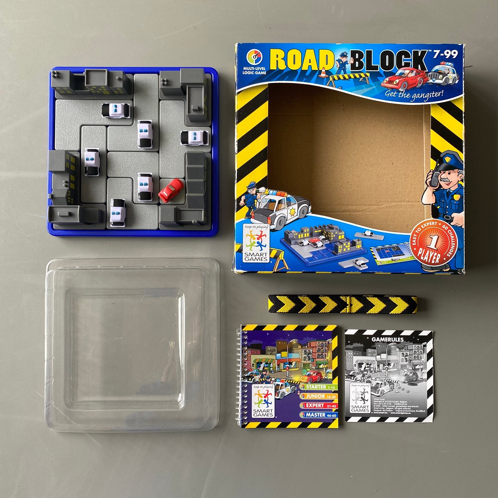 Smartgame: road block, 7-99 jaar, spel, slim, uitdaging, Ophalen of Verzenden, Minder dan 500 stukjes, Zo goed als nieuw, Overige typen