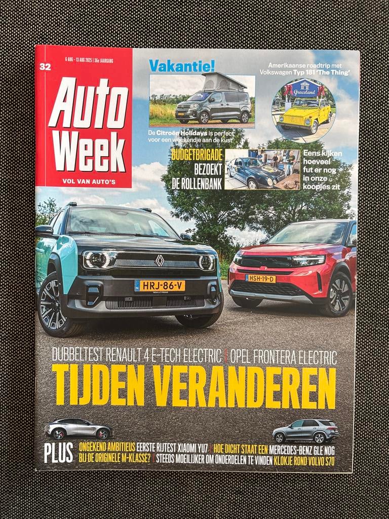 AutoWeek Magazine - Editie 32 (6-13 Augustus 2025), Ophalen of Verzenden, Nieuw