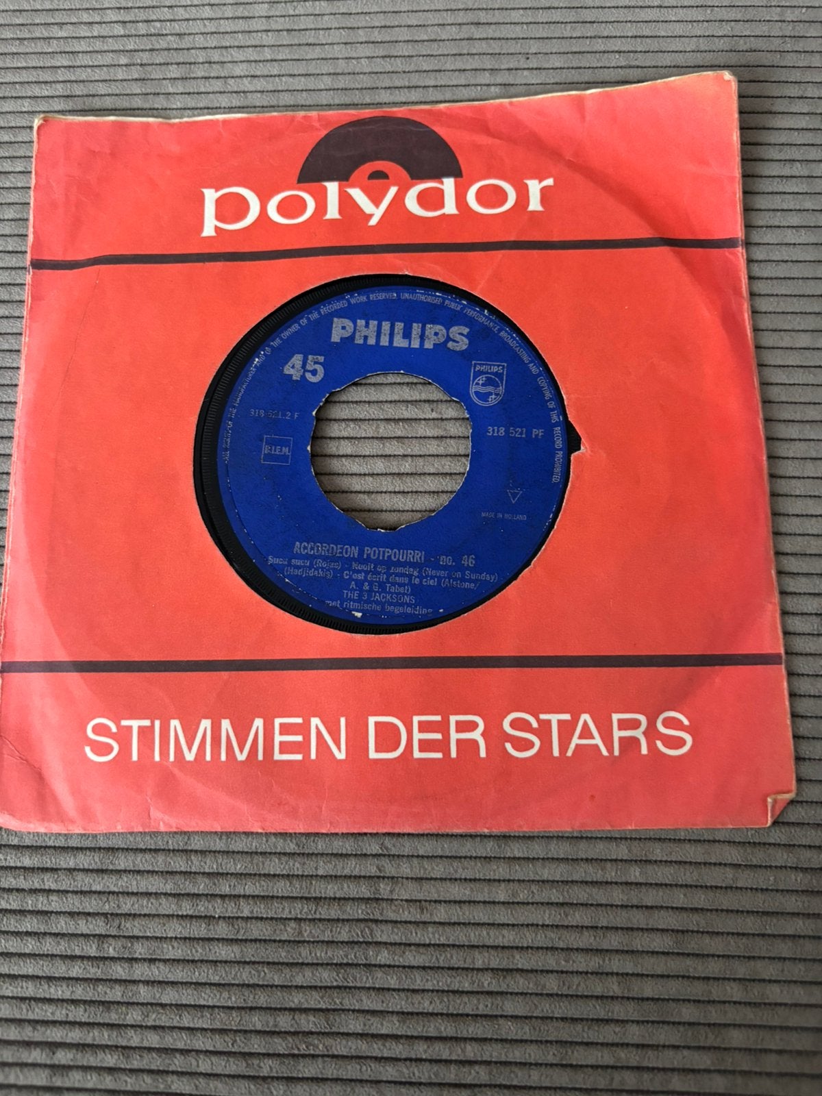 Singel - Stimmen der Stars - Accordeon Potpouri, Ophalen of Verzenden, Gebruikt, Nederlandstalig