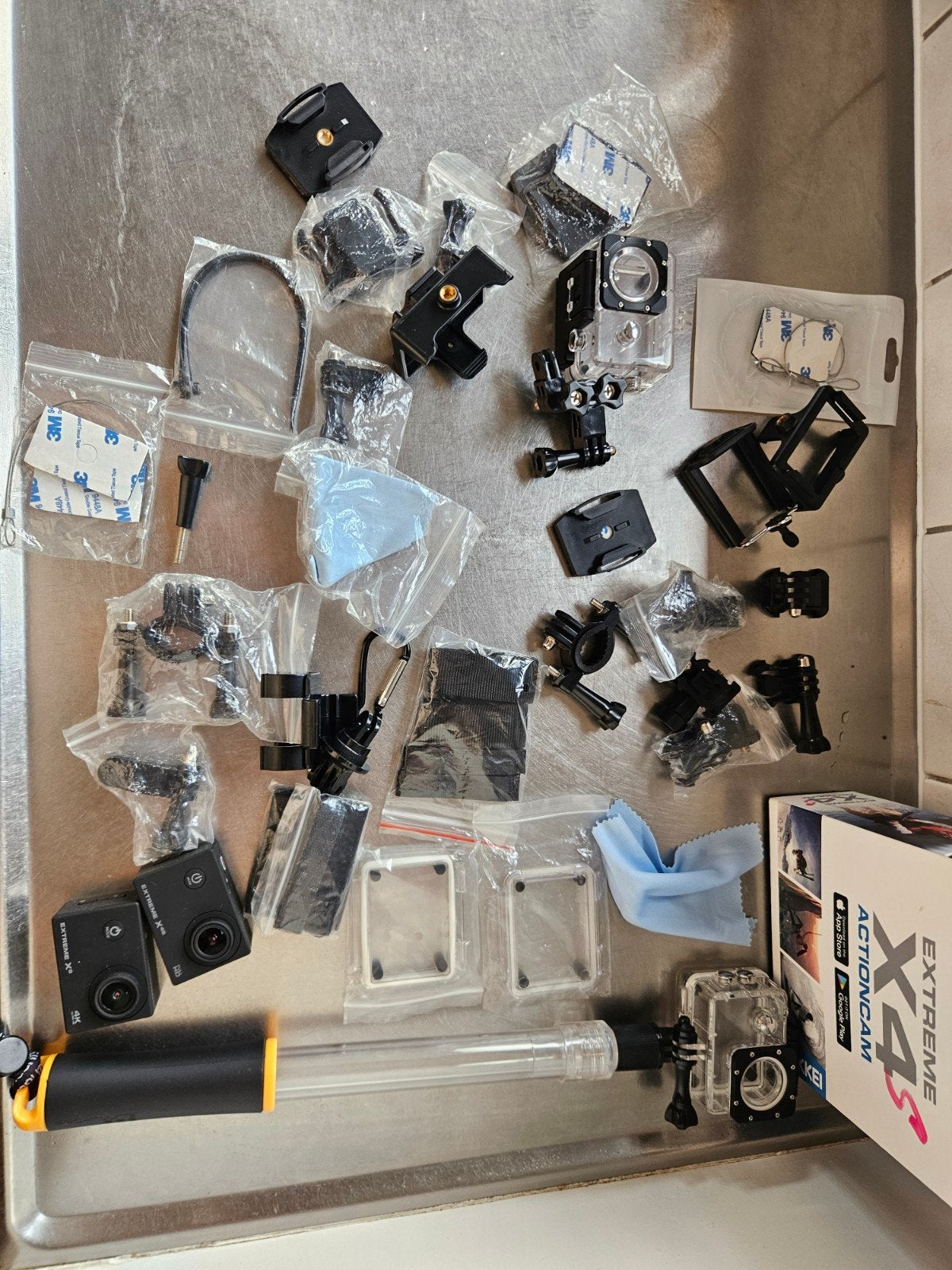 Dubbele Nikkei x4s extreme actioncam, Ophalen of Verzenden, Zo goed als nieuw, Overige merken