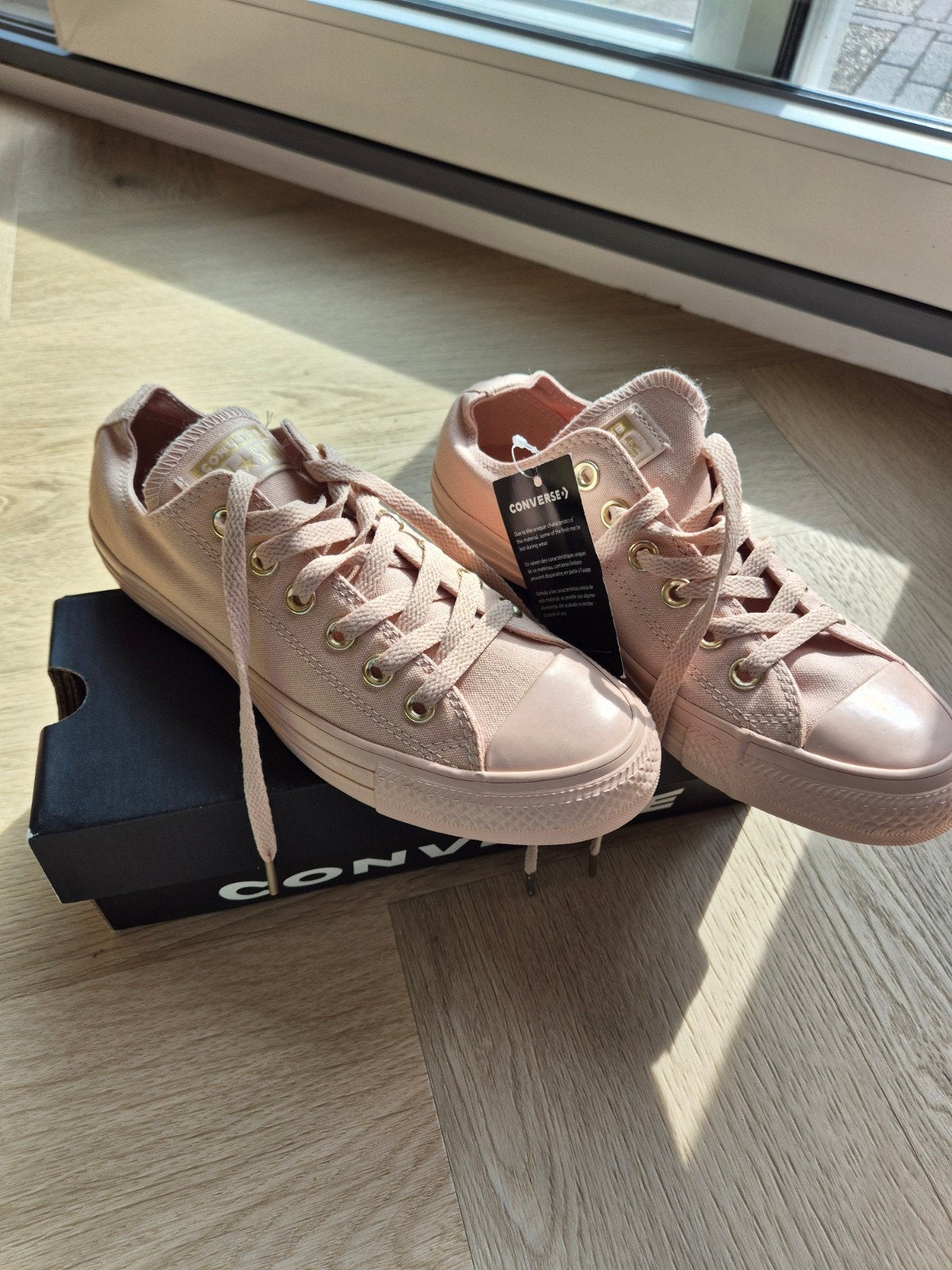 Nieuwe Converse All Star Ox sneakers - Roze/Beige, Verzenden, Nieuw, Sneakers of Gympen, Converse All Stars