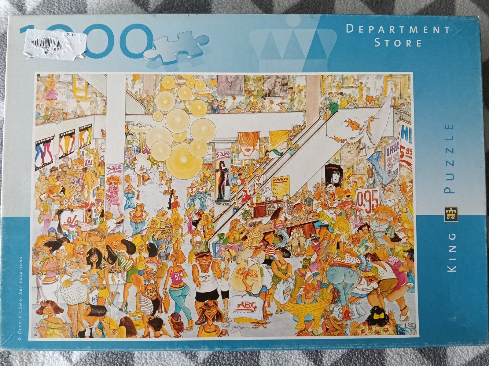 puzzel 1000 stukjes, Hobby en Vrije tijd, Ophalen, 500 t/m 1500 stukjes, Zo goed als nieuw, Legpuzzel