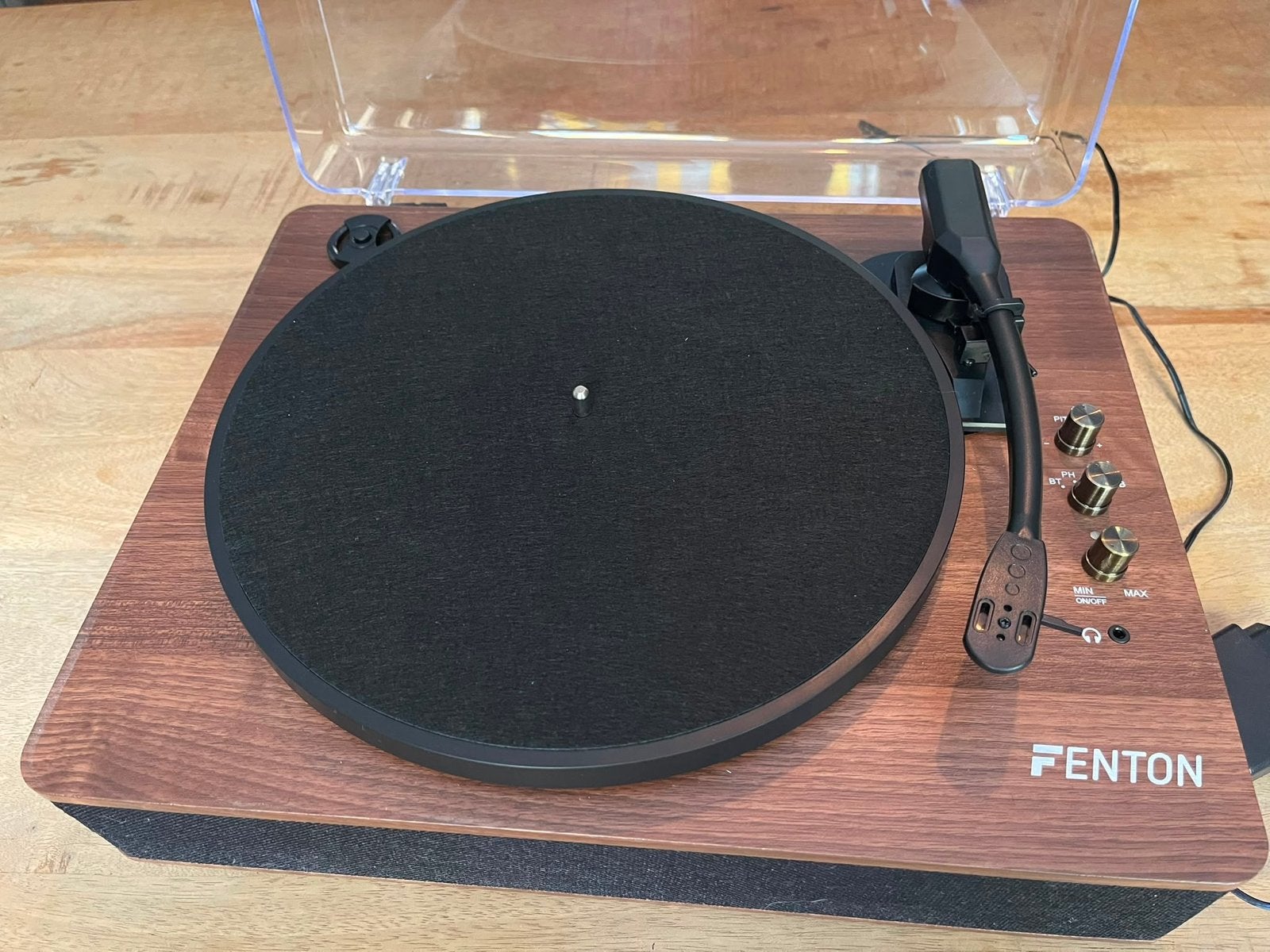 Fenton Platenspeler met ingebouwde speakers, Ophalen, Zo goed als nieuw, Platenspeler, Overige merken