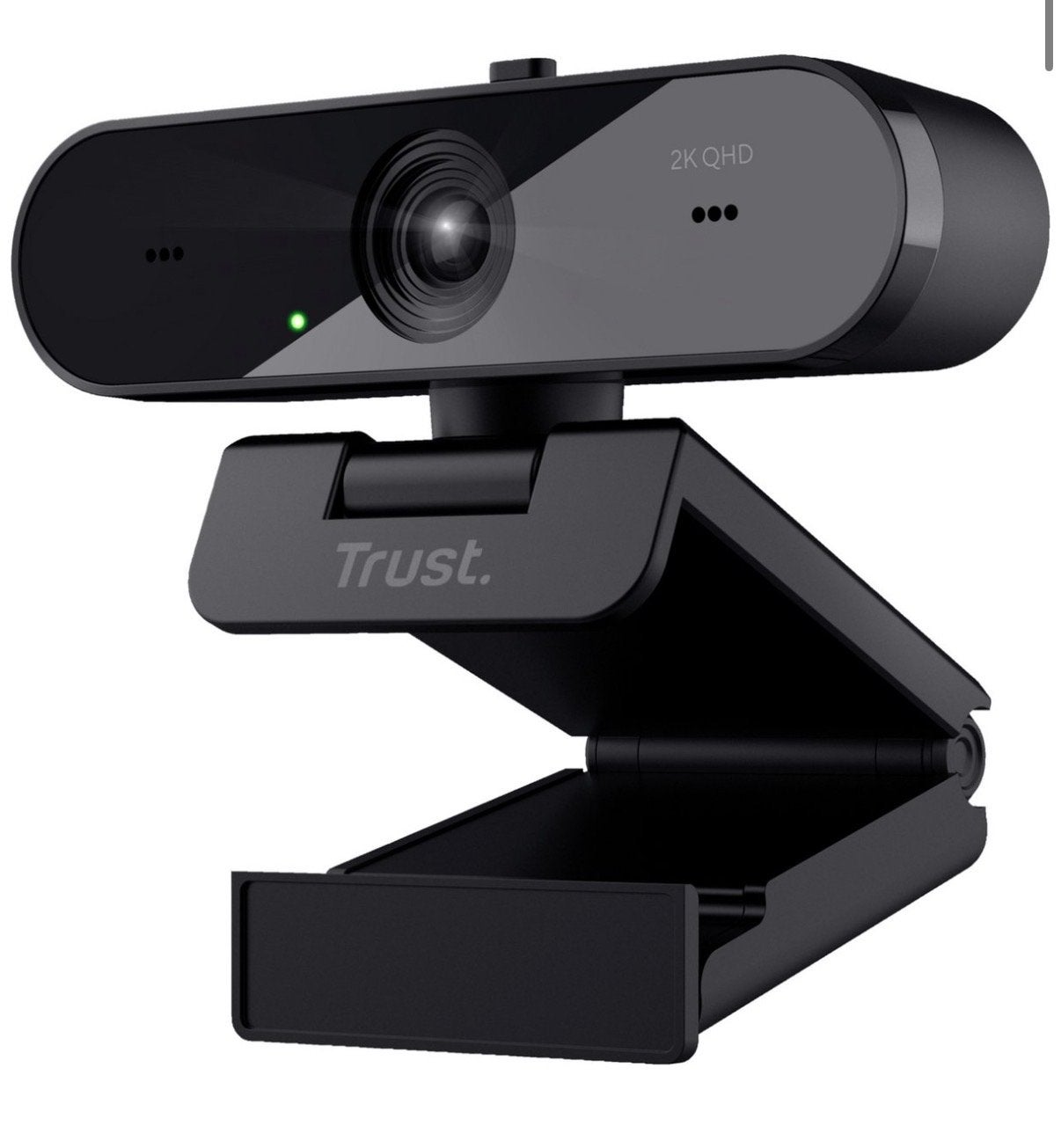 Trust Taxon QHD Webcam - 2K Resolutie, Ophalen of Verzenden, Zo goed als nieuw, Windows, Monitorclip