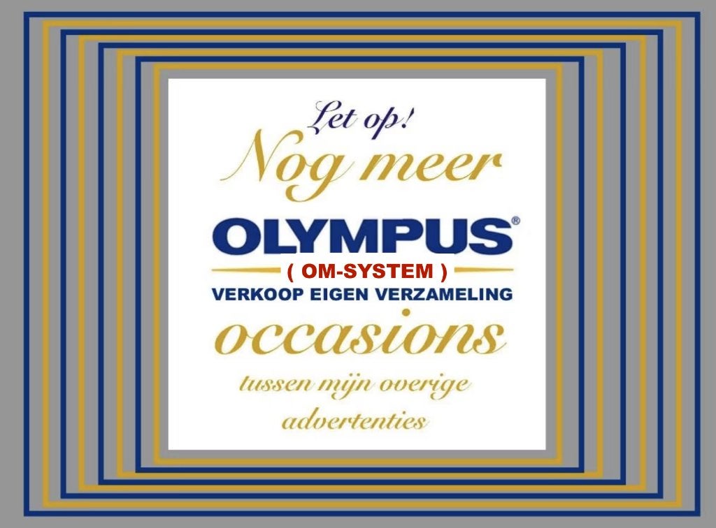 OM-System / OLYMPUS OCCASIONS uit eigen verzameling, Verzamelen, Ophalen of Verzenden, 1980 tot heden