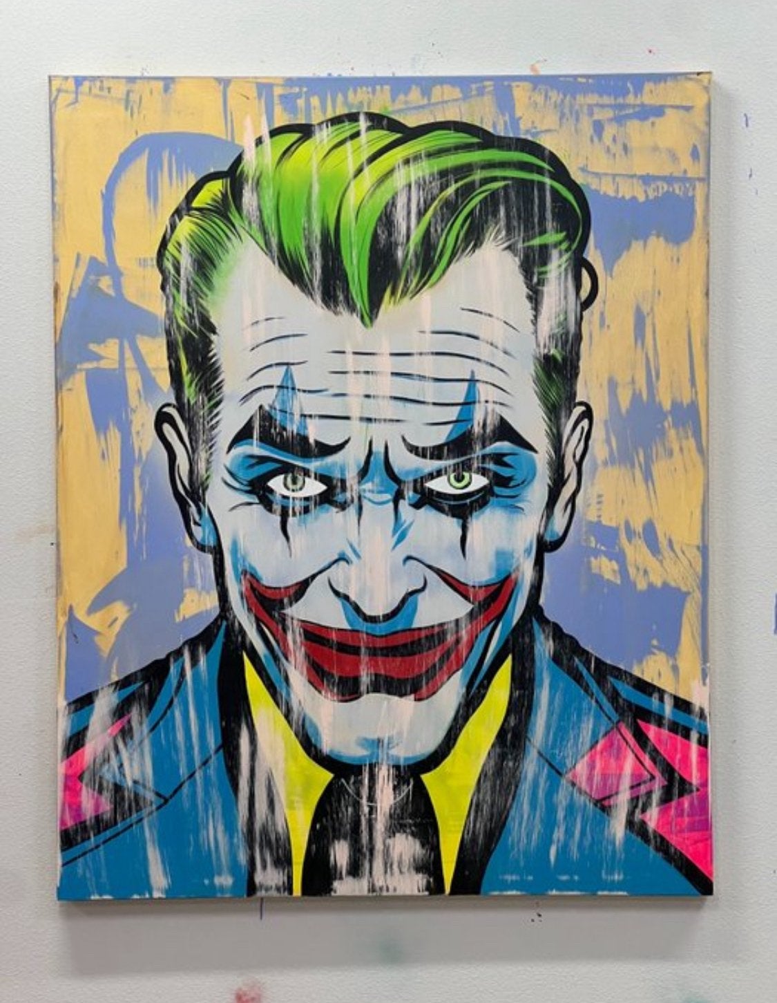 Origineel Dillon Boy – “The Joker I Want You Batman” – 1/1, Ophalen, Stripfiguren/cartoons