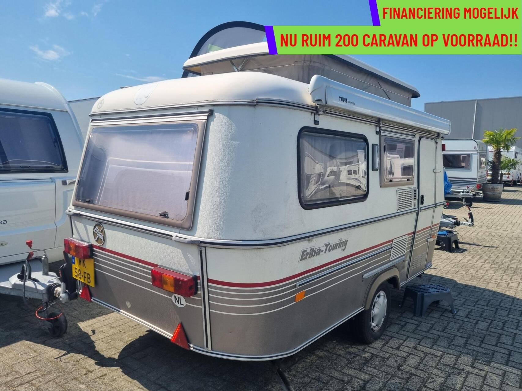 Eriba TRITON touring 430 HEFDAK + CASS LUIFEL + DWARSBED, Bedrijf, Tot en met 3, Serviceluik, Eriba
