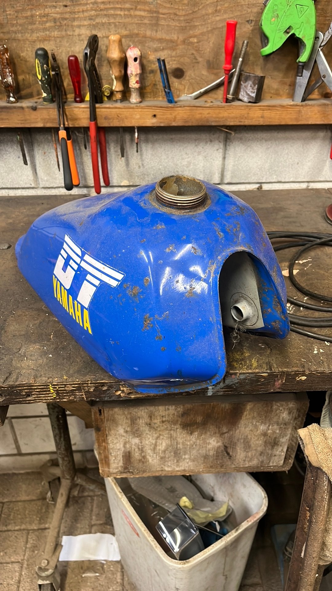 Yamaha dt tank slechte staat, Motoren, Ophalen