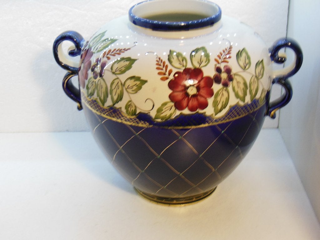 FLORA  BLOEMVAAS  met Bloemmotief, Ophalen of Verzenden