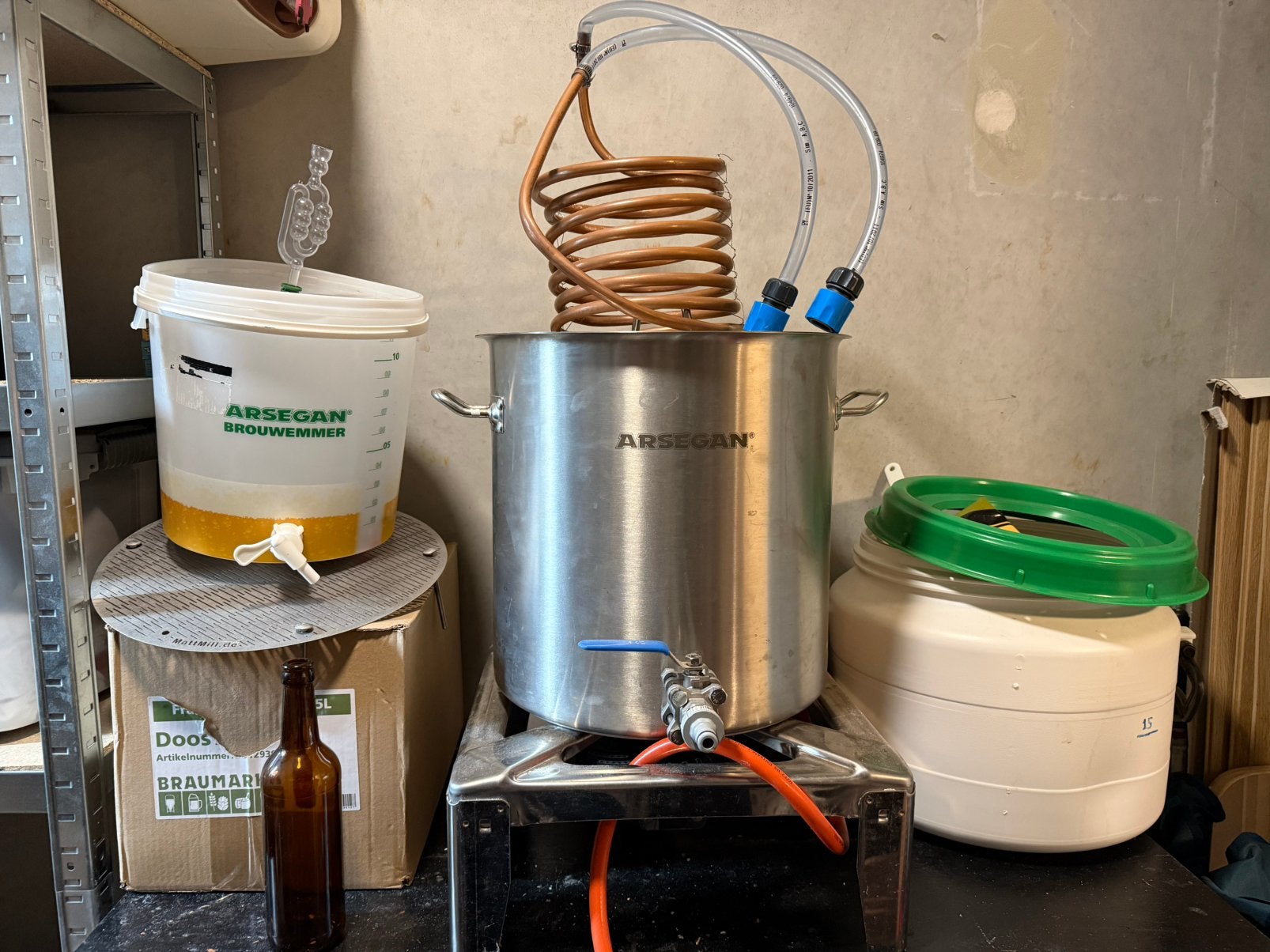 Complete beginnersset bierbrouwen – alles in één koop, Ophalen, Overige typen, Overige merken