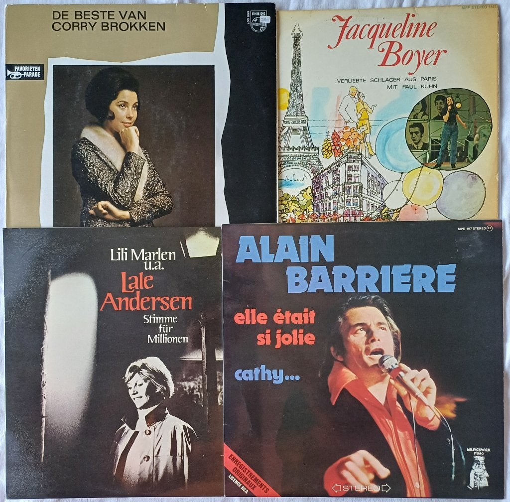 33 LPs (Albums) van Eurovision Songfestival artiesten, LP, Gebruikt, Pop, Ophalen of Verzenden
