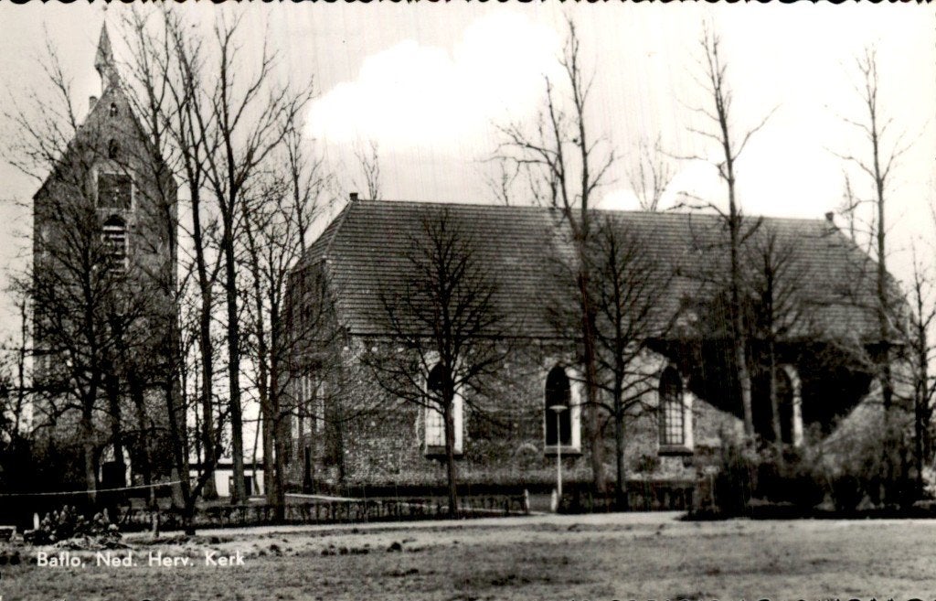 Baflo - Ned. Herv. Kerk - Exterieur, Verzamelen, Ophalen of Verzenden, 1940 tot 1960, Ongelopen, Groningen