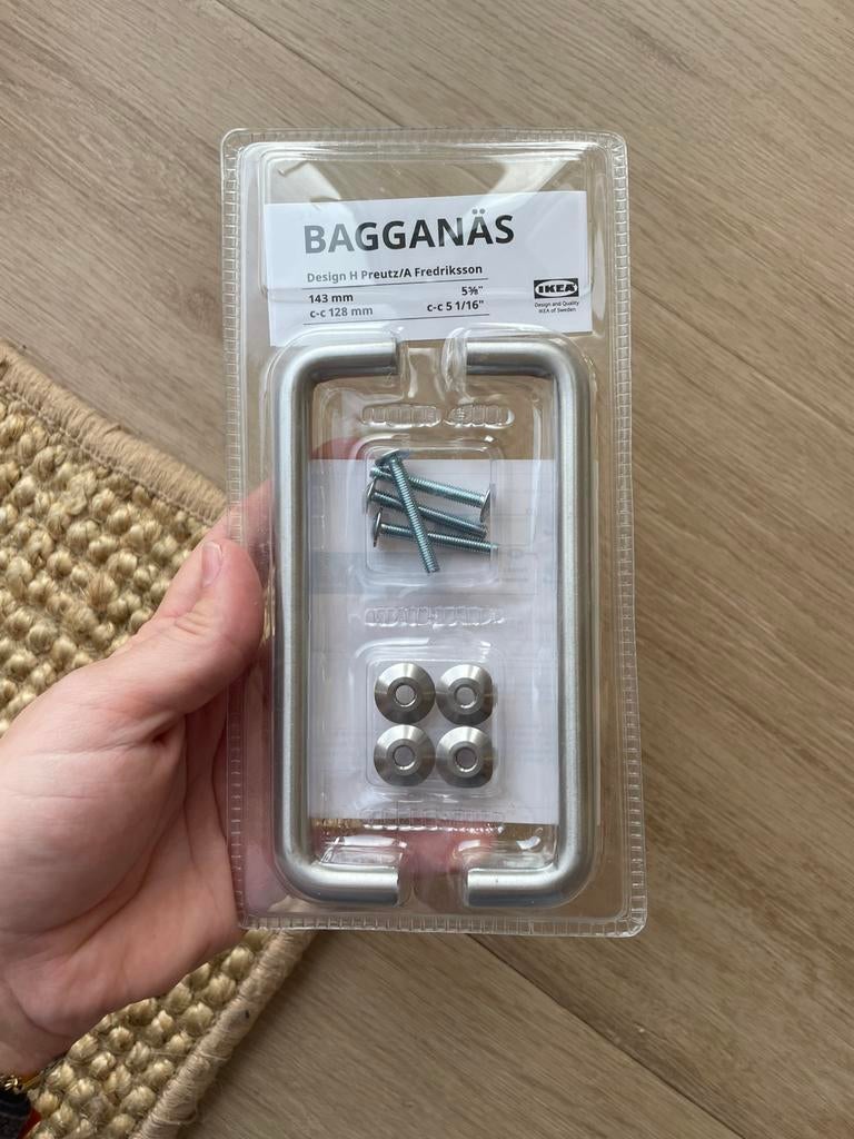 IKEA Bagganäs handgreep kastjes / lades 2 stuks, Minder dan 50 cm, Nieuw, Ophalen of Verzenden, Minder dan 25 cm