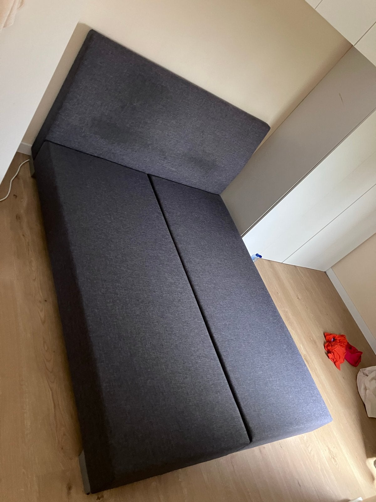 Boxspring 1.60m x 2.00m gratis op te halen, Gebruikt, Tweepersoons, Ophalen of Verzenden, 200 cm