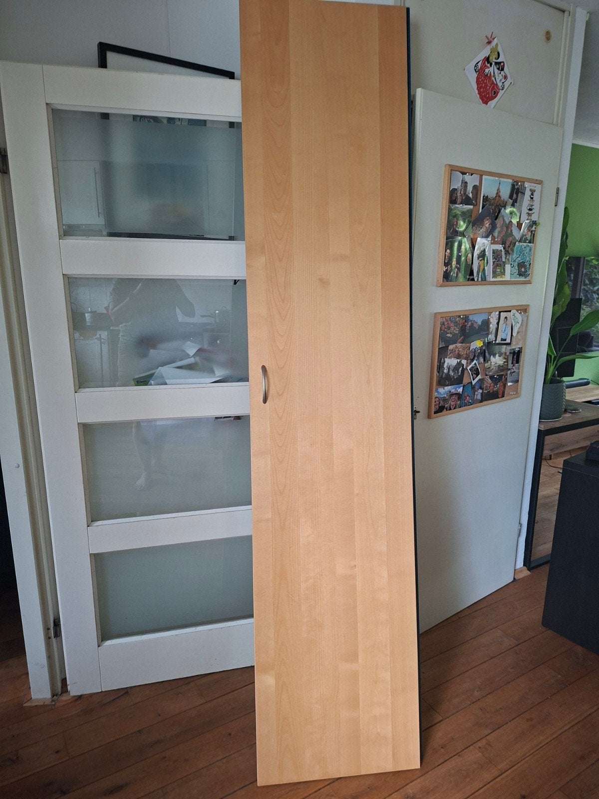 Berken deur voor IKEA Pax kast (zonder scharnieren), Ophalen, Minder dan 50 cm, Gebruikt, 200 cm of meer