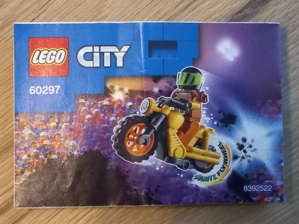 handleiding hoort bij de LEGO City Sloop stuntmotor 60297 ui, City, Lego, Overige typen, Ophalen of Verzenden