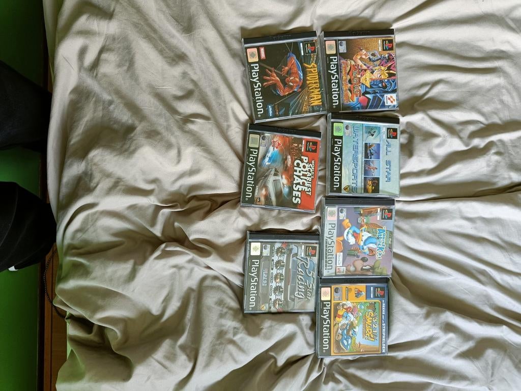 Set van 7 PlayStation 1 games  o.a. Spider-Man & Yu-G, Spelcomputers en Games, Games | Sony PlayStation 1, Avontuur en Actie, 1 speler
