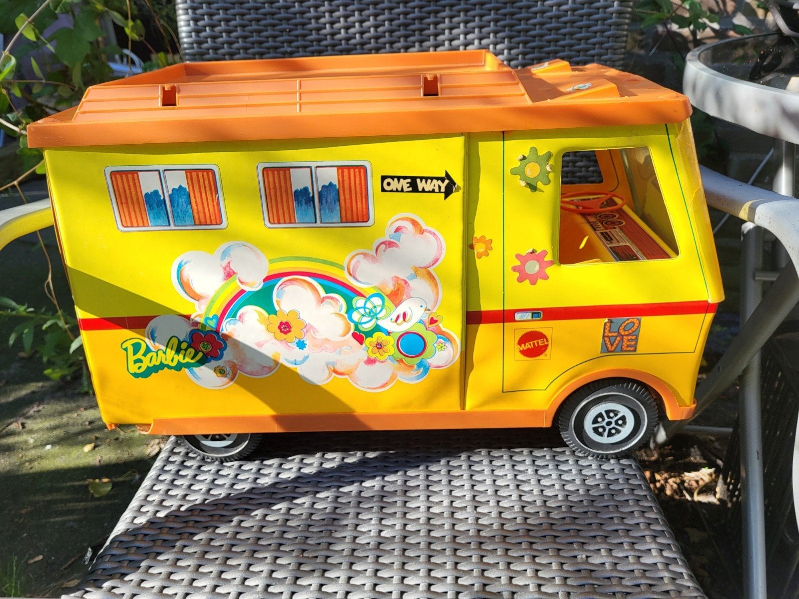 Vintage Barbie Camper uit de jaren '70 - Mattel, Ophalen of Verzenden, Gebruikt
